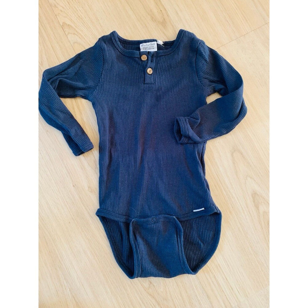 Onesie MYNIMO ribbed organic cotton 9M